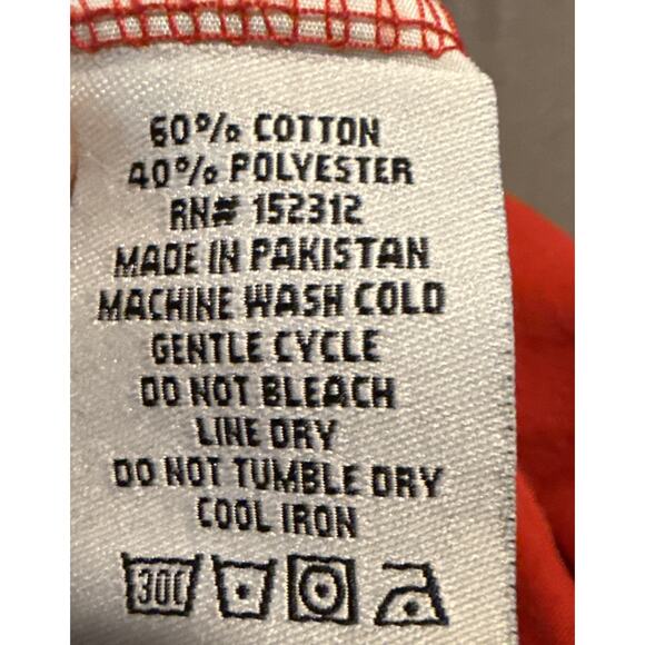 One Resolution Red Men’s Short Sleeve Shirt Size XL - Picture 7 of 7